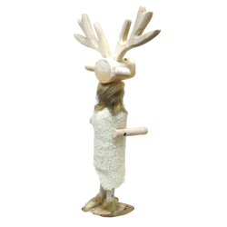 Renifer Łoś Figurka Świąteczna w ubranku 51cm